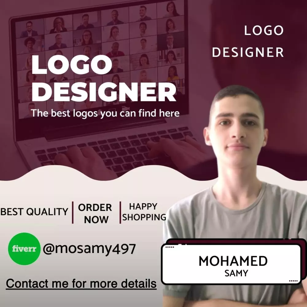 تصميم لوجو احترافى و فريد من نوعه