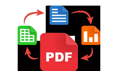تحويل ملفات من وإلى pdf ,word , excel ,ppt,image