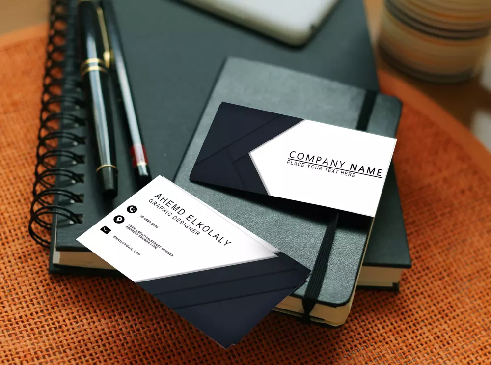 تصميم كارت شخصي احترافى _ بطاقة عمل (business cards)