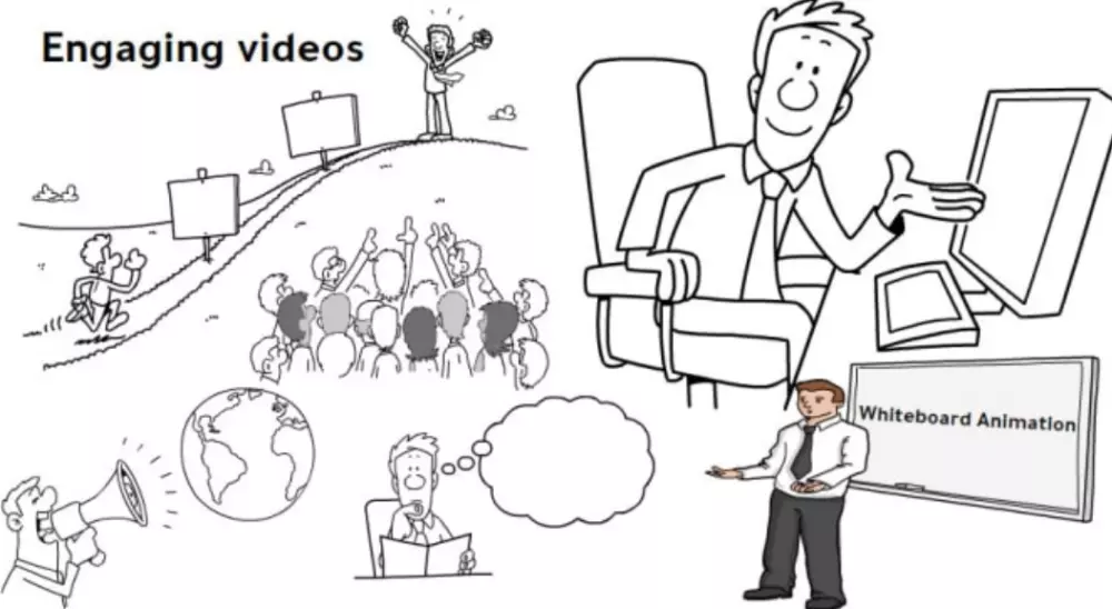 تصميم فيديوهات وايت بورد انيميشن