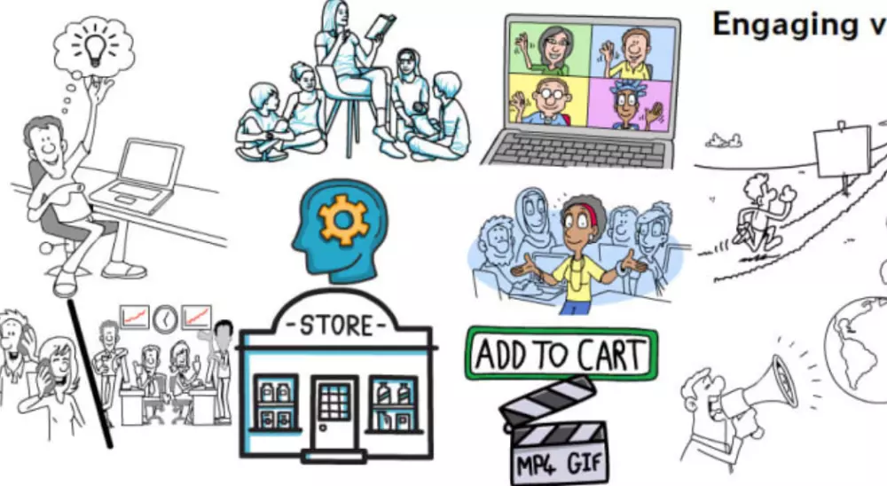 تصميم فيديوهات وايت بورد انيميشن