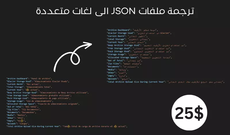 ترجمة ملفات json الى لغات متعددة