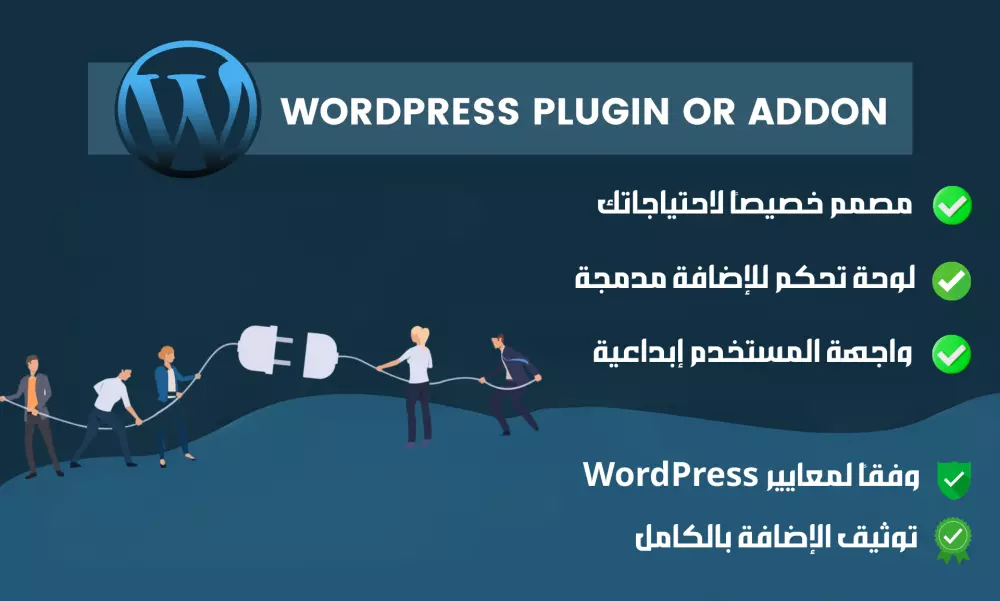 تطوير إضافة ووردبريس مخصصة باحترافية كاملة وفق متطلباتك