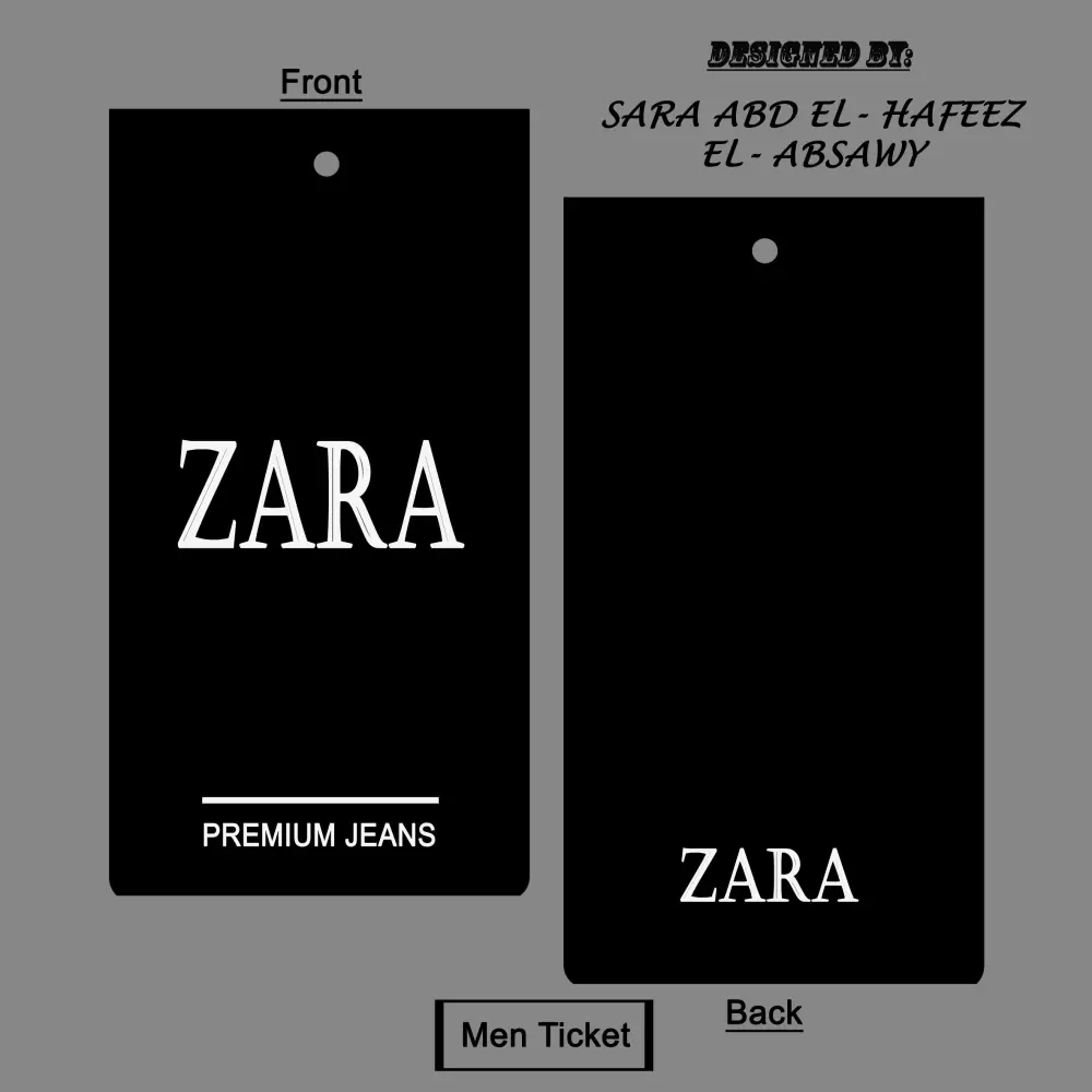 تصميم تكتات ابتكارية لماركات الملابس