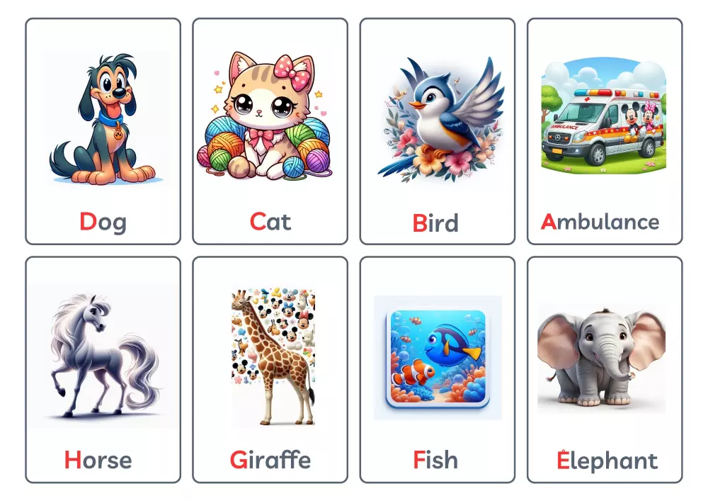 اكتشف متعة التعلم مع كروت حروف اللغة الإنجليزية للأطفال: موارد تعليمية ملهمة تجعل التعلم أمرًا ممتعًا وفعّالًا!"