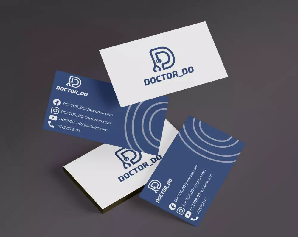 تصميم بيزنس كارد ابداعي ( بطاقات العمل )