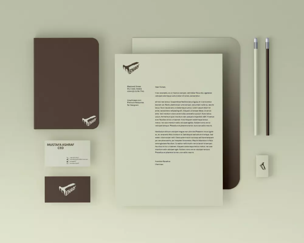 تصميم هويه بصريه ابداعيه خاطفه للانظار