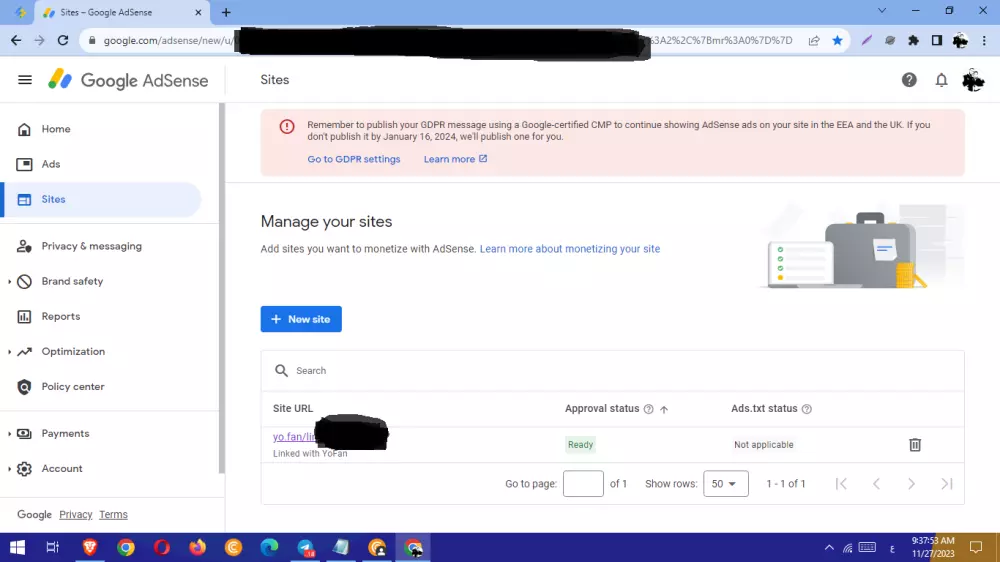 حسابات يوفان جاهزة ومفعله ارباح للقبول في جوجل ادسنس