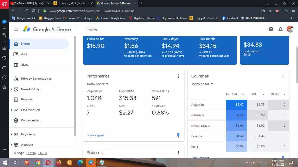 استراتيجيه ادسنس لودينج امنه 100% علي ادسنس AdSense Loading