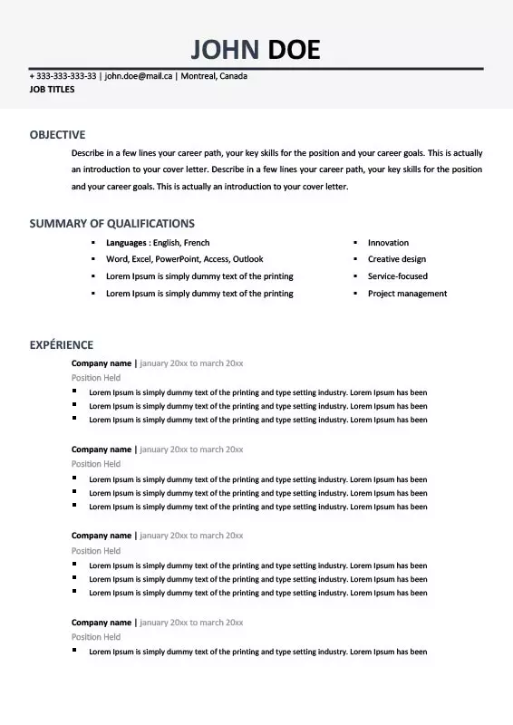 احصل علي  سي في علي الطريقه الكنديه للتقديم لوظائف الهجرة لكندا