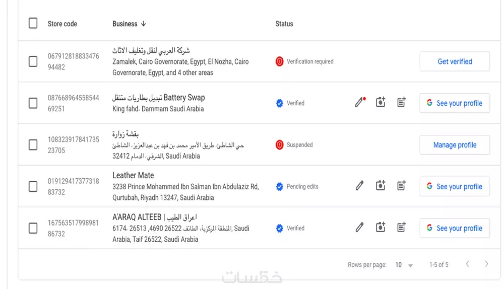 استعادة نشاطك التجاري المعلق على خرائط جوجل