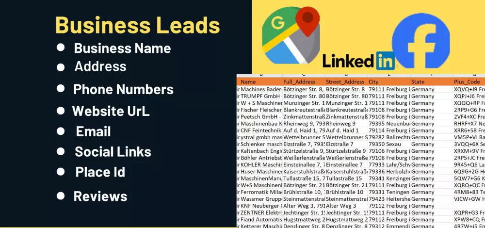 سحب بيانات من جوجل ماب من جميع انحاء العالم