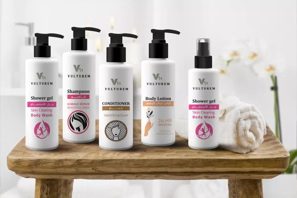 تصميم عبوات ( كارتون + ملصق )