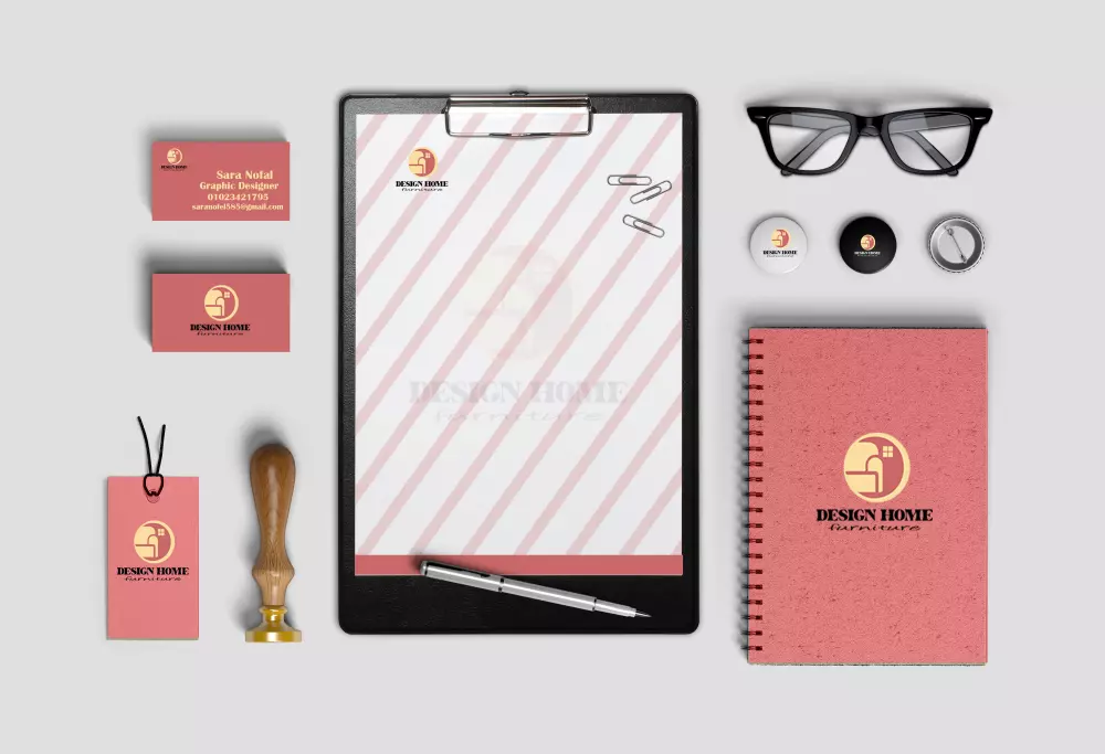 تصميم هوية بصرية احترافية (6 عناصر ب 50 دولار فقط )  BRAND IDENTITY