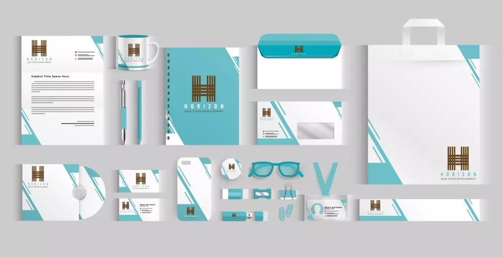 تصميم هوية بصرية احترافية (6 عناصر ب 50 دولار فقط )  BRAND IDENTITY