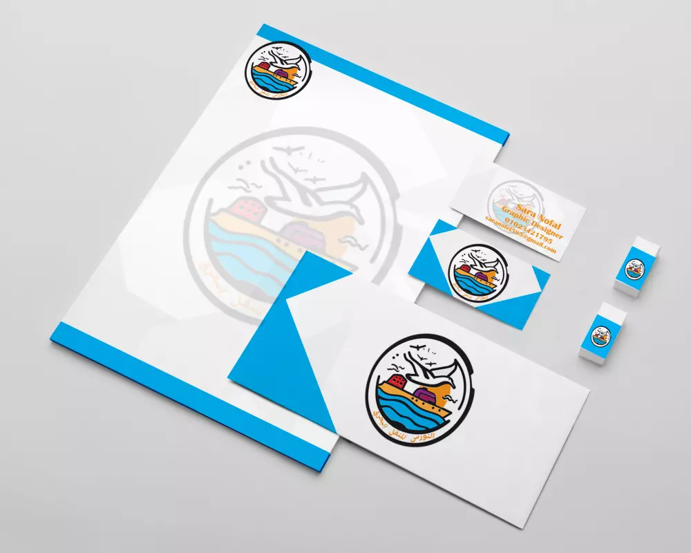 تصميم هوية بصرية احترافية (6 عناصر ب 50 دولار فقط )  BRAND IDENTITY