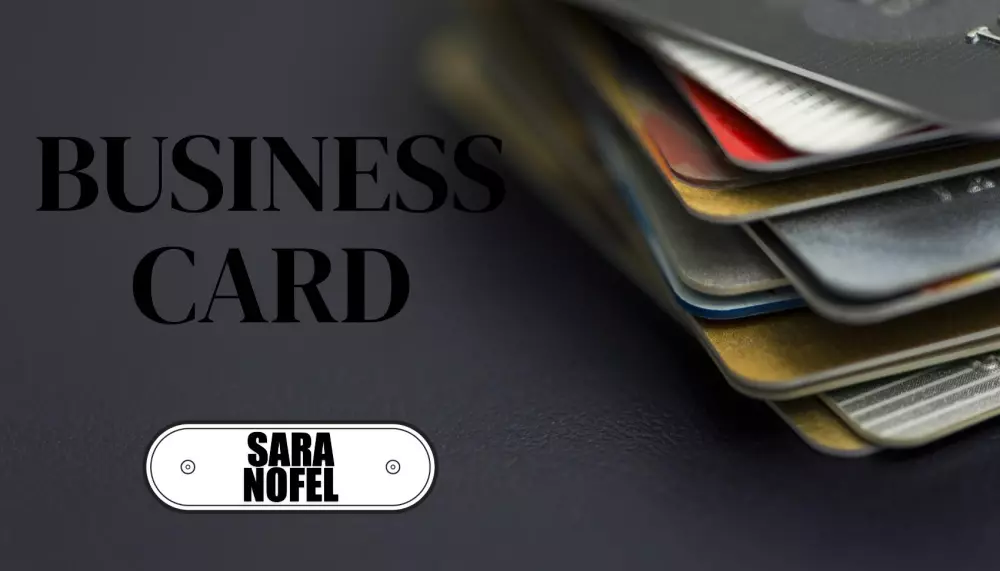 تصميم كروت شخصية (بيزنس كارد ) احترافي