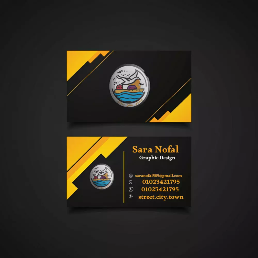 تصميم كروت شخصية (بيزنس كارد ) احترافي