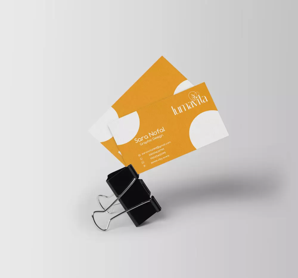 تصميم كروت شخصية (بيزنس كارد ) احترافي