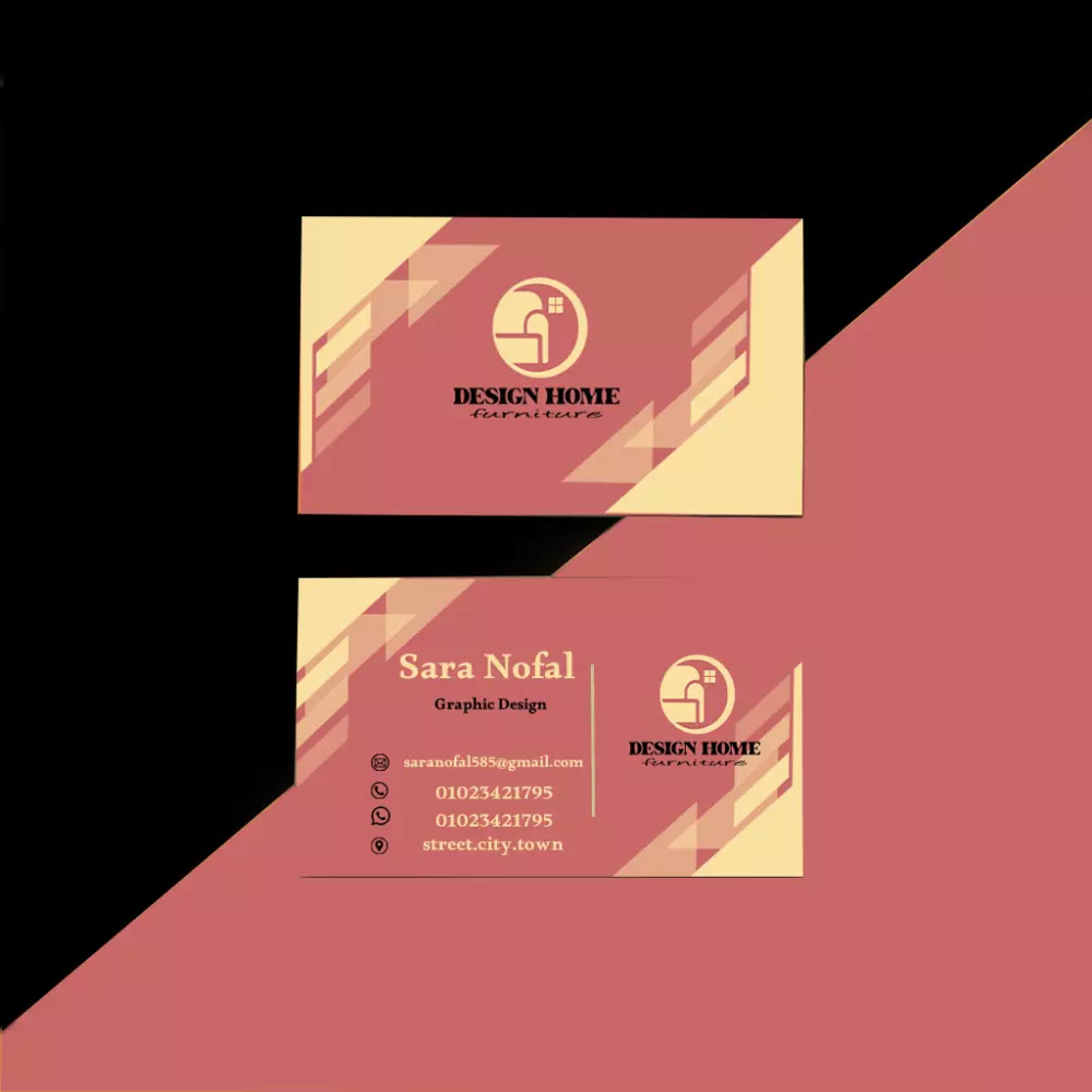 تصميم كروت شخصية (بيزنس كارد ) احترافي