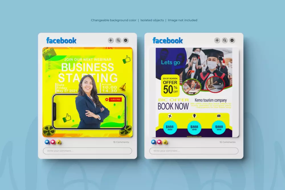 تصميمات السوشيال ميديا