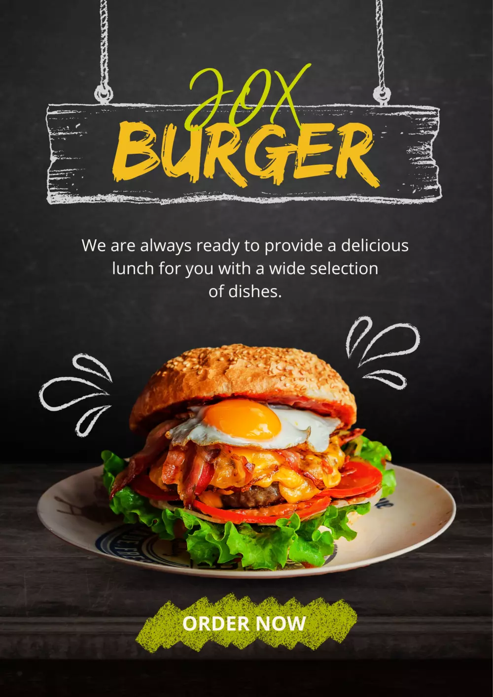 تصميمات السوشيل ميديا للمطاعم