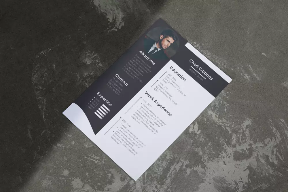 تصميم سيرة ذاتية احترافية وجذابة