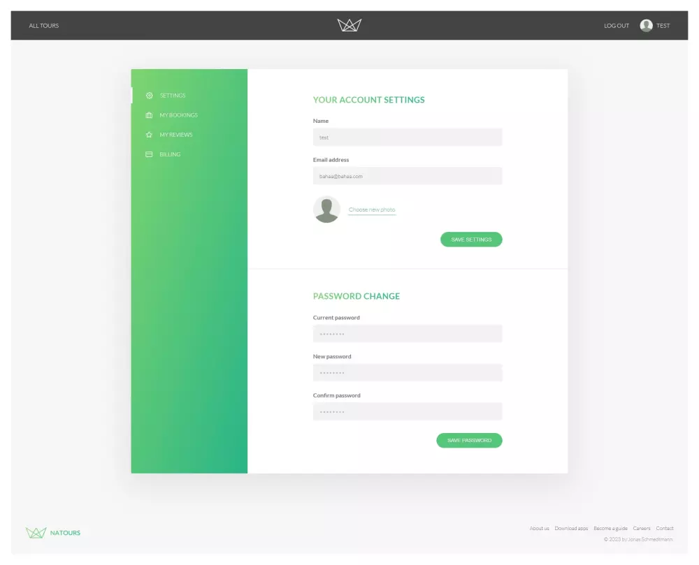 برمجة و تطوير واجهة API باستخدام nodejs,mongodb,express