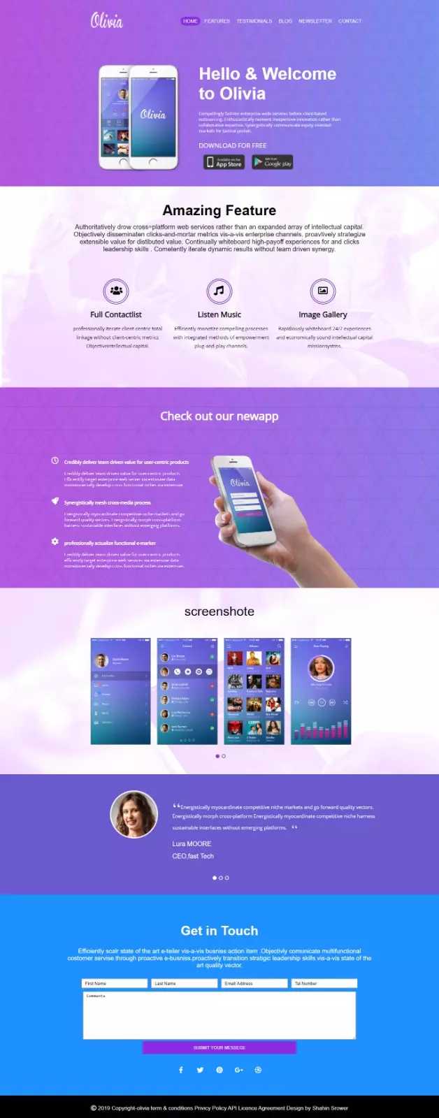 تطوير و تصميم موقع Frontend باستخدام HTML , CSS , Javascript