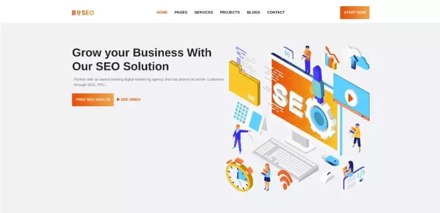 تطوير و تصميم موقع Frontend باستخدام HTML , CSS , Javascript