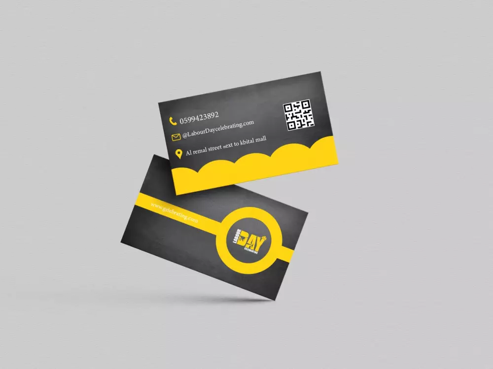 تصميم بطاقة اعمال (بزنس كارد) احترافية قابلة للطباعة بجودة عالية