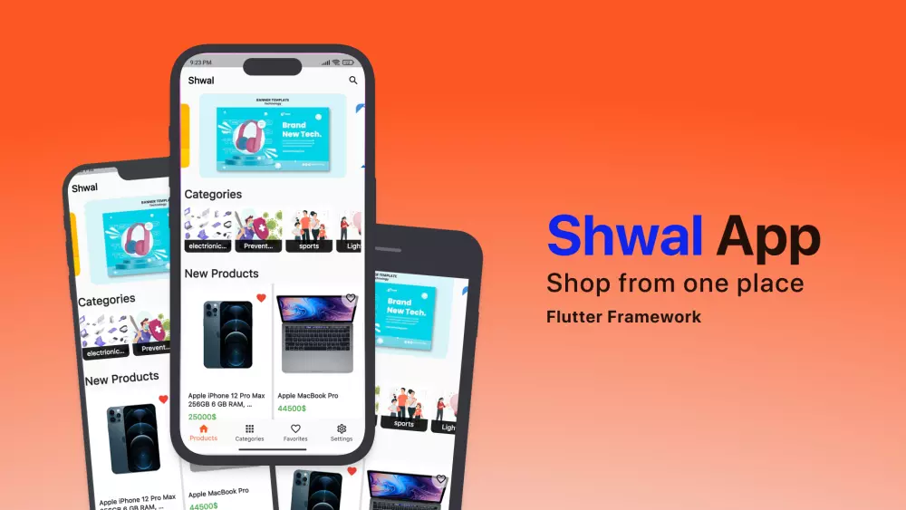 برمجة وتطوير وإنشاء تطبيق بإطار العمل Flutter