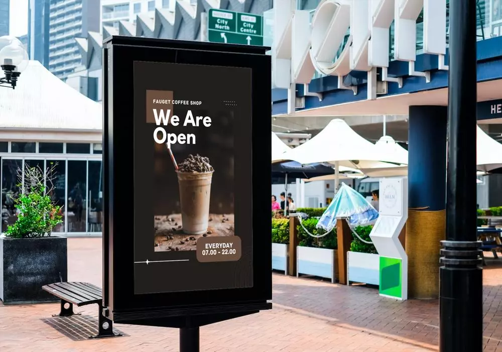 تصميم لافتة اعلانية