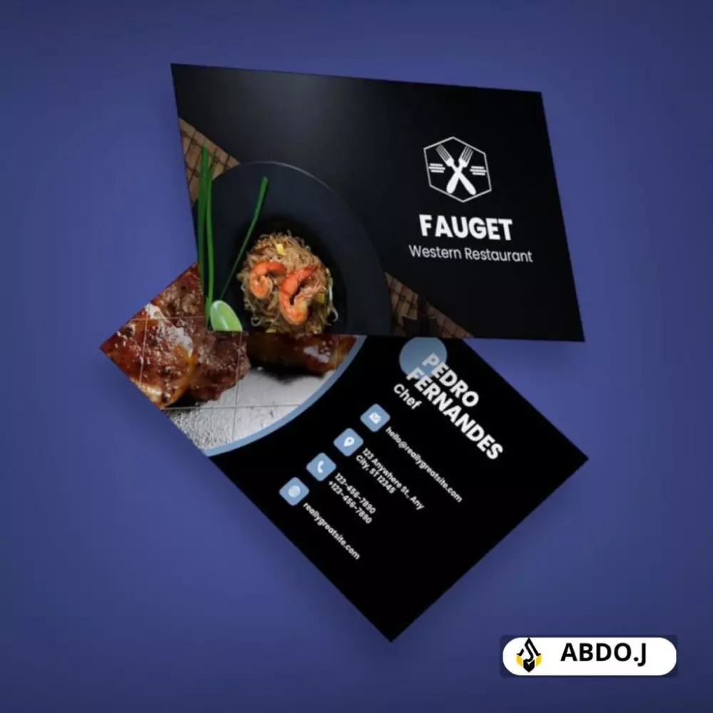 تصميم بطاقة عمل