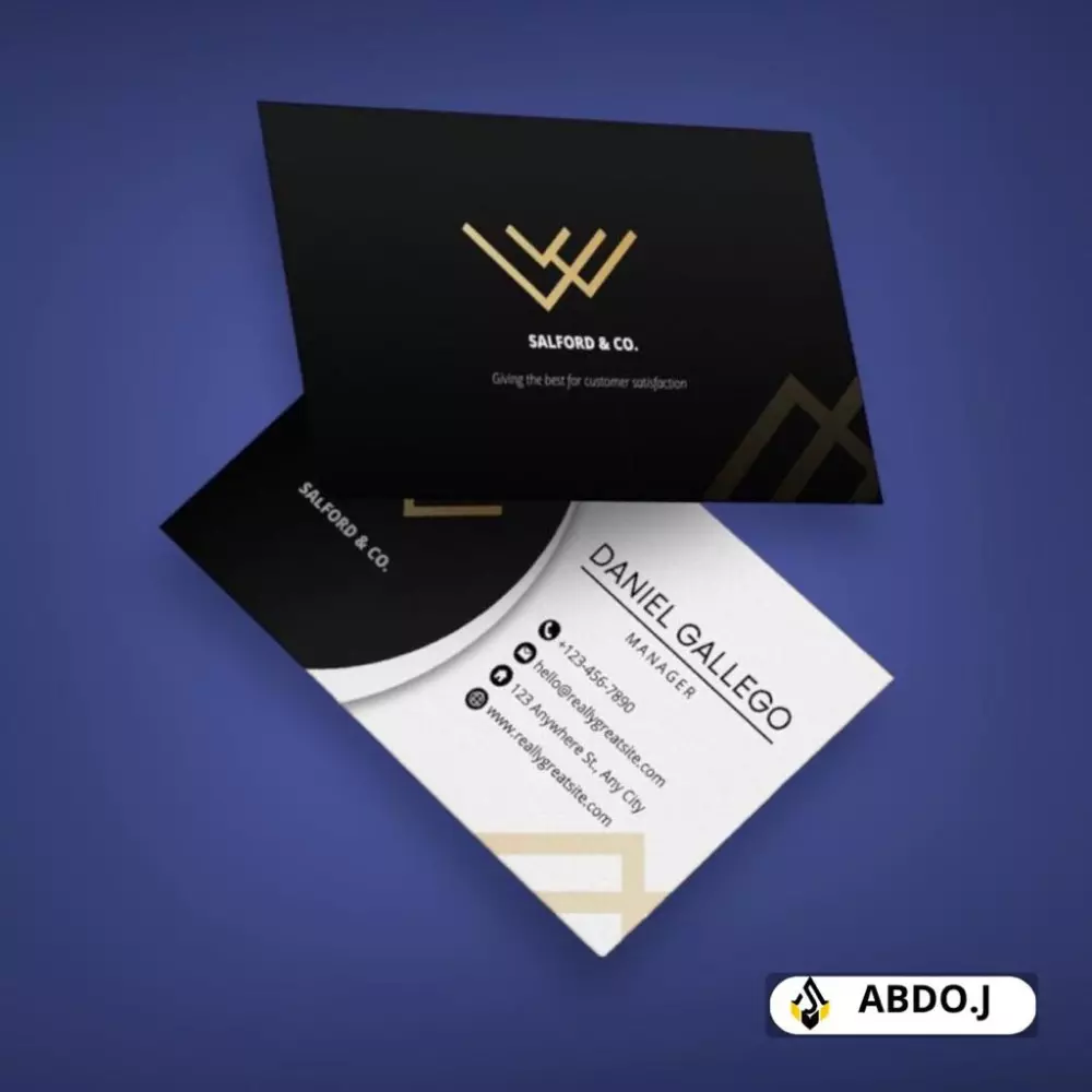 تصميم بطاقة عمل