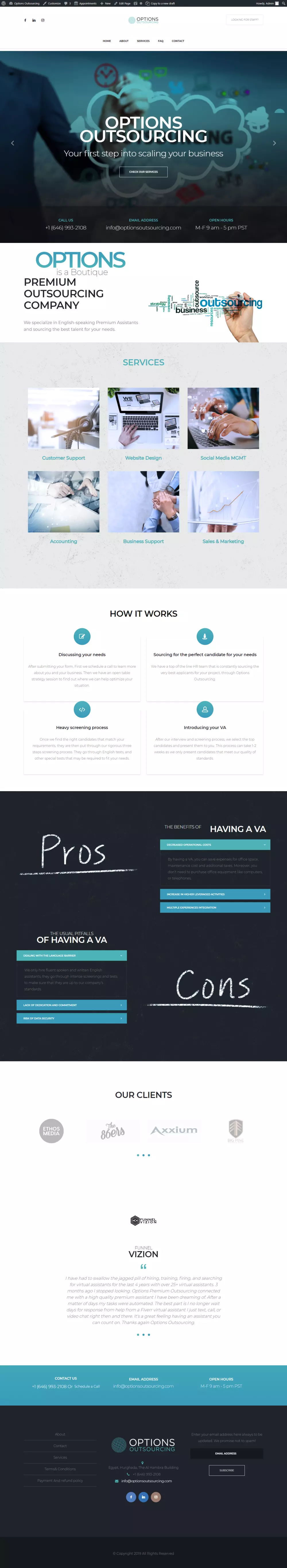 تصميم موقع كامل متجاوب مع جميع المتصفحات