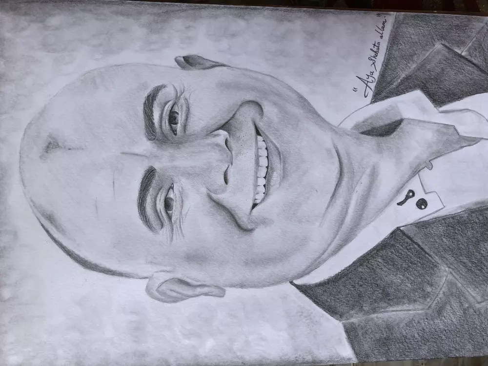 رسم بورتريه رصاص