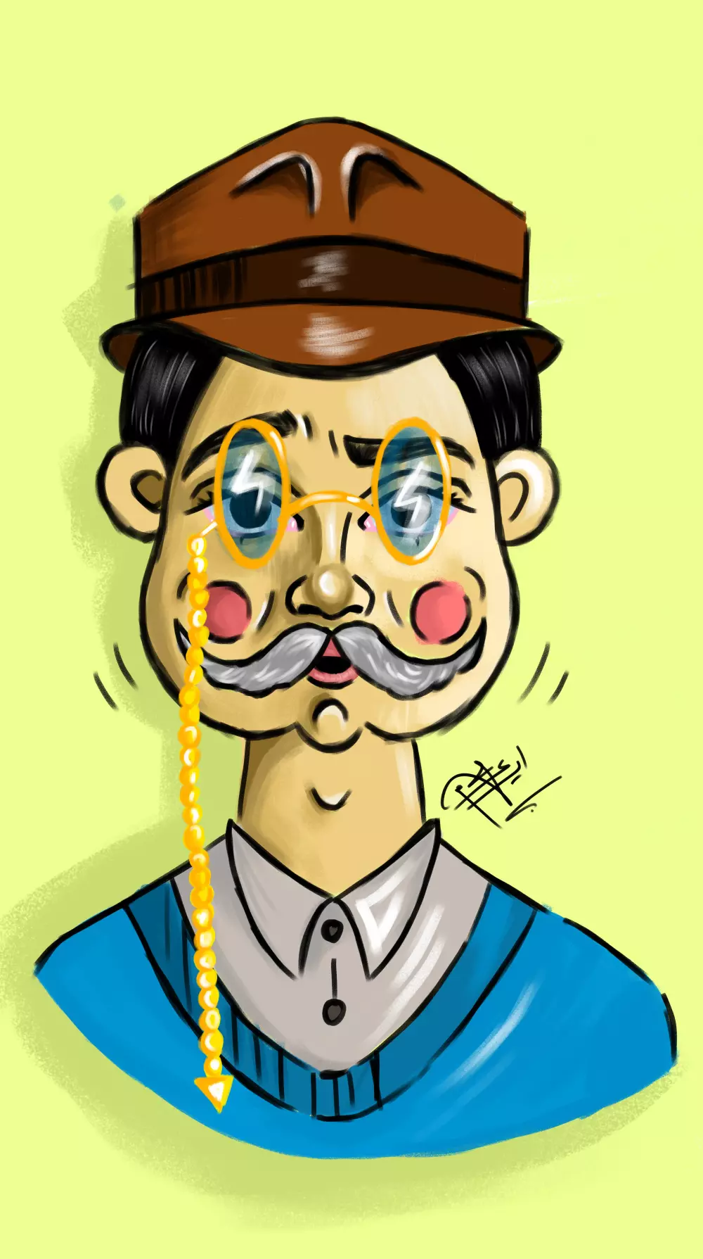 رسم شخصيات باسلوب كارتوني وكاريكاتيري