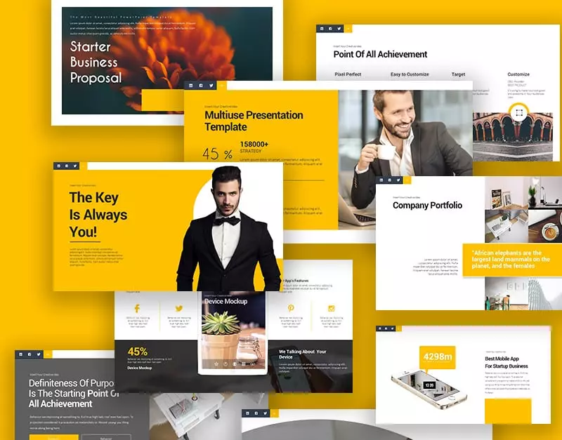 عرض تقديمية PowerPoint باحتراف وألوان جذابة