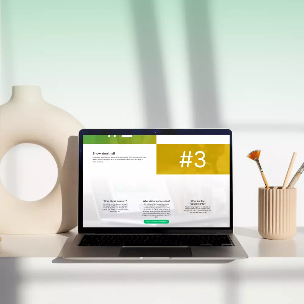 تصميم موقع تعريفي باستخدام React