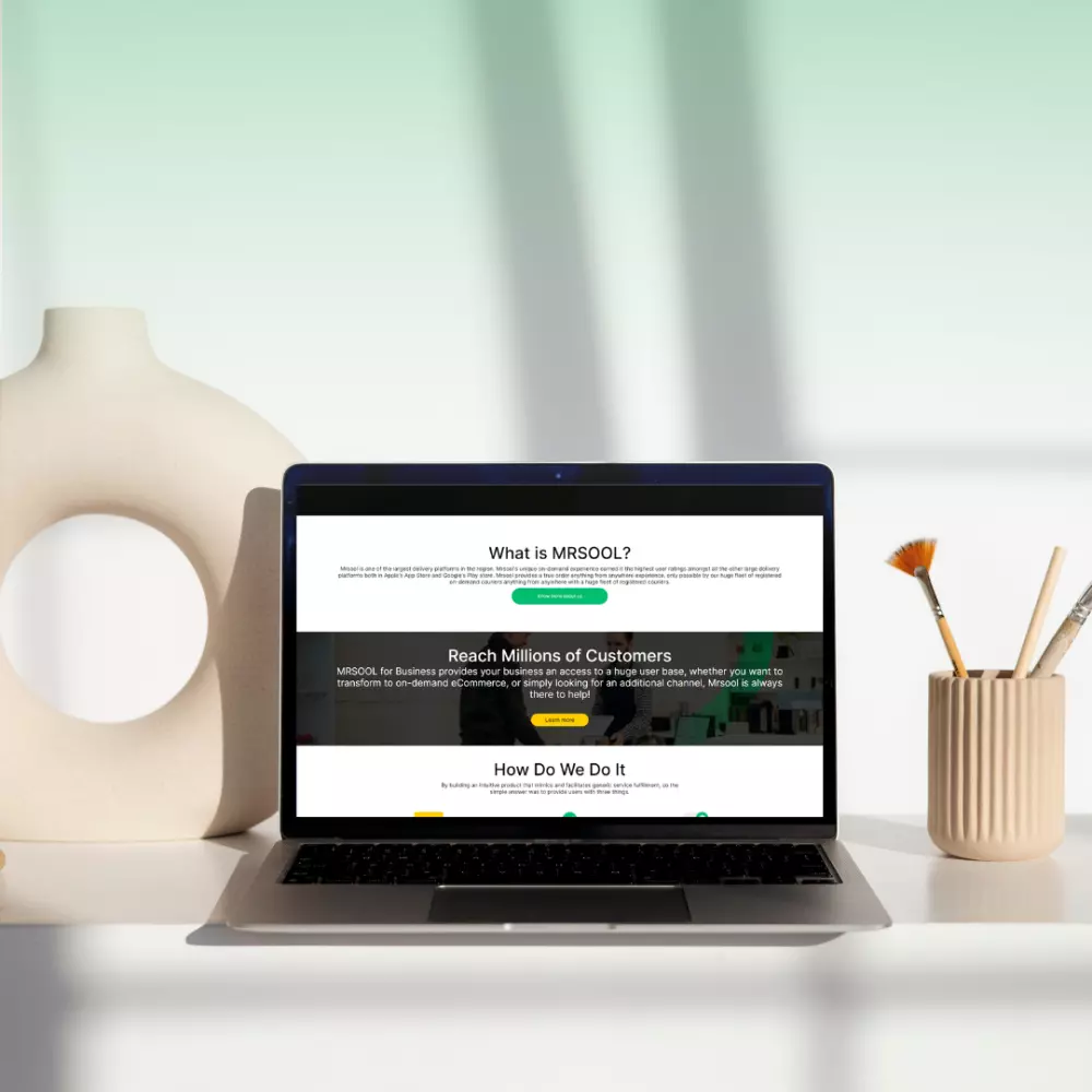 تصميم موقع تعريفي باستخدام React