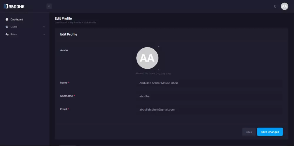 برمجة لوحة تحكم احترافية بإستخدام إطار العمل Laravel