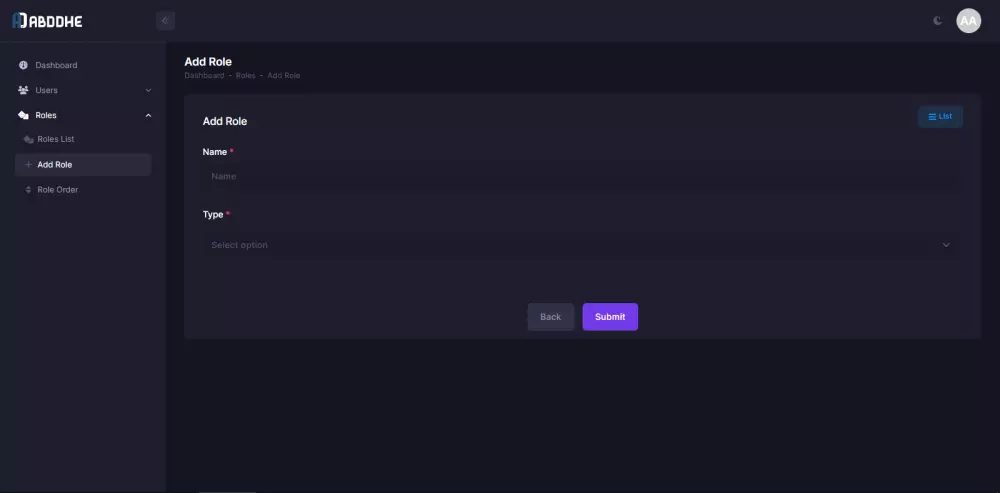 برمجة لوحة تحكم احترافية بإستخدام إطار العمل Laravel