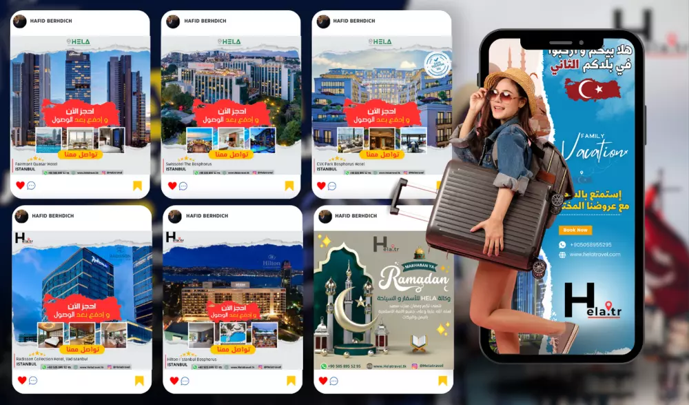 تصاميم سوشيال ميديا جدابة و إحترافية