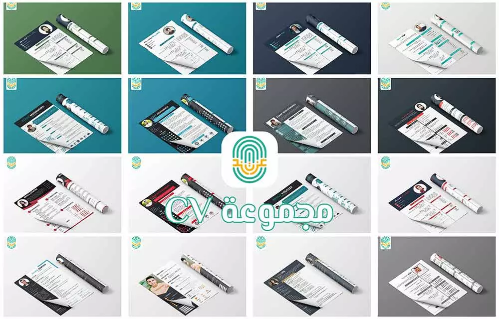 تصميم سيرة ذاتية CV احترافية