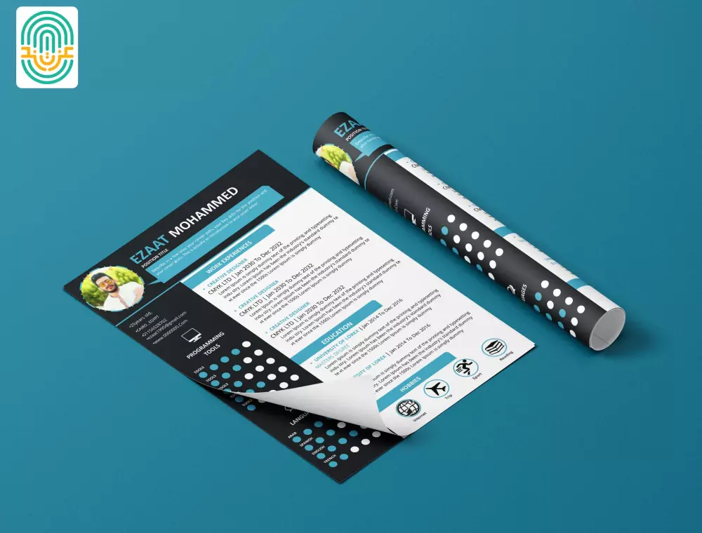 تصميم سيرة ذاتية CV احترافية