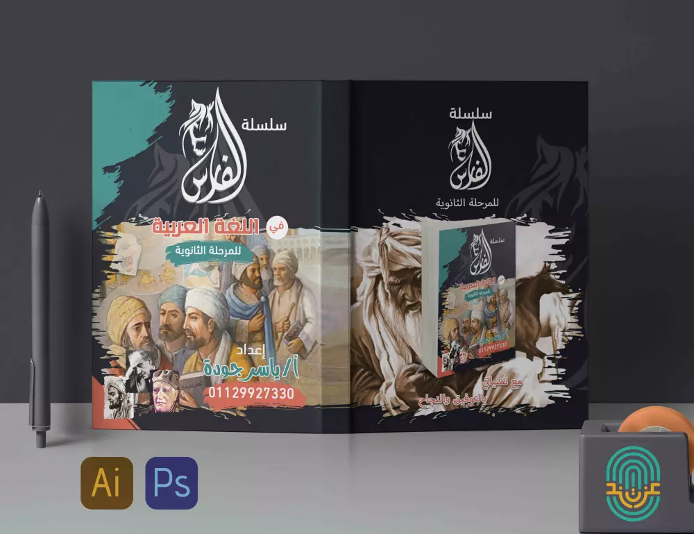 تصميم اغلفة الكتب والمجلات بشكل احترافي