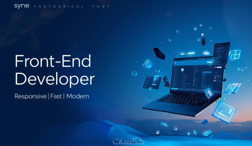 بناء موقع كامل Front-End بتصميم عصري