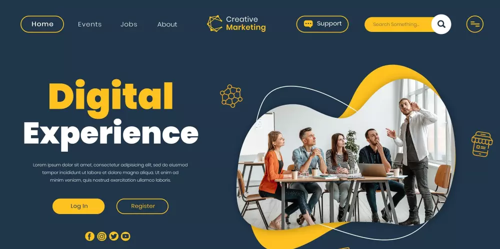 تصميم وبرمجة صفحات الهبوط المبتكرة لمشروعك الفريد  (Landing page).