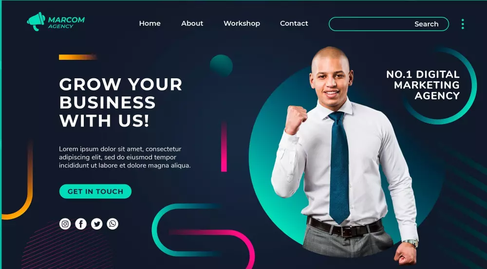 تصميم وبرمجة صفحات الهبوط المبتكرة لمشروعك الفريد  (Landing page).